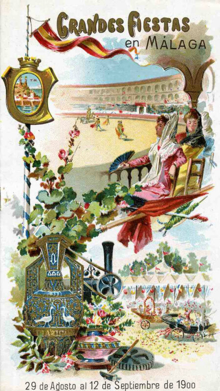 malaga feria poster 1900