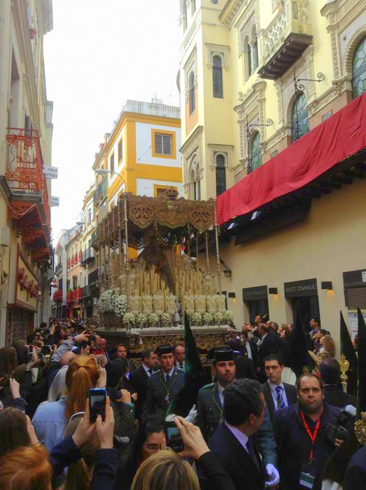 Visiting the Easter procession in Seville