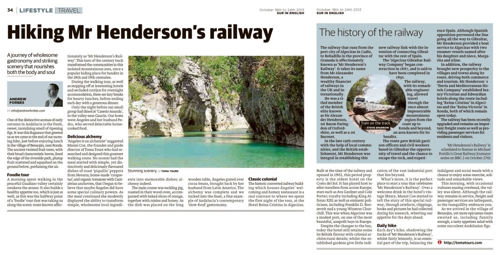 Andrew Forbes writes about Mr Hendersons Railway