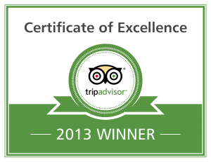 Trip advisor Excellence-Badge_2013 Toma Tours
